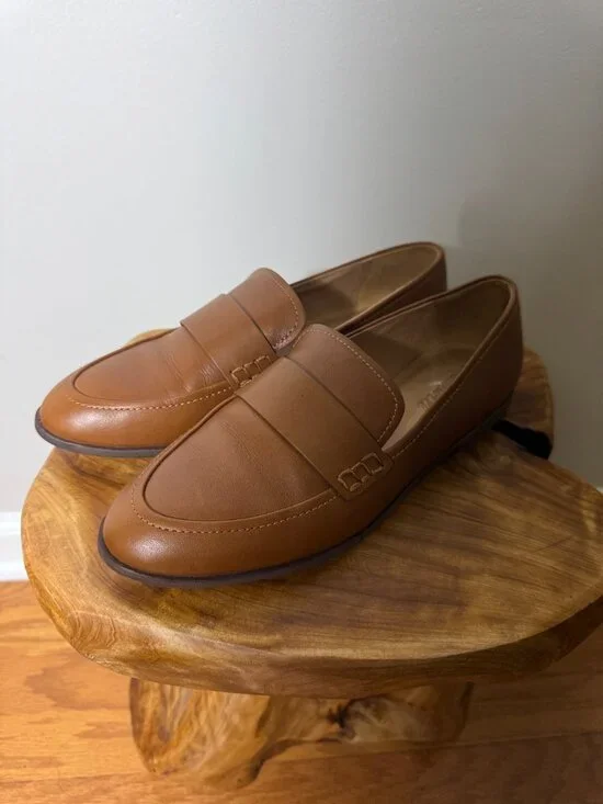 Madewell Alex Women's Brown Leather Loafers Sz. 8.5 - Picture 3 of 6